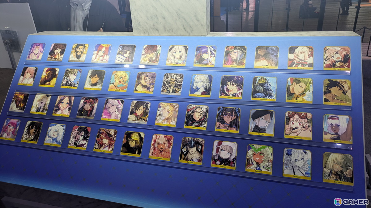 「FGO」第2部 終章までの旅路を展示と共に振り返ろう！サーヴァントデータベースではグランドサーヴァント専用のクリアフレームも【AnimeJapan 2026】の画像
