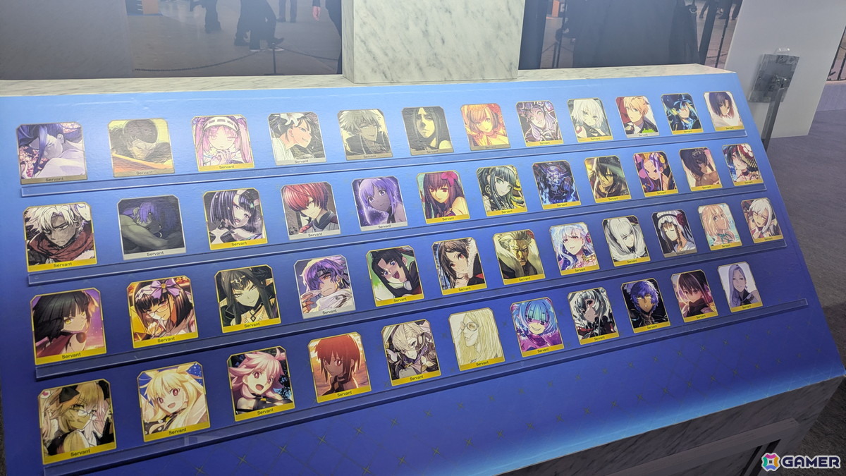 「FGO」第2部 終章までの旅路を展示と共に振り返ろう！サーヴァントデータベースではグランドサーヴァント専用のクリアフレームも【AnimeJapan 2026】の画像