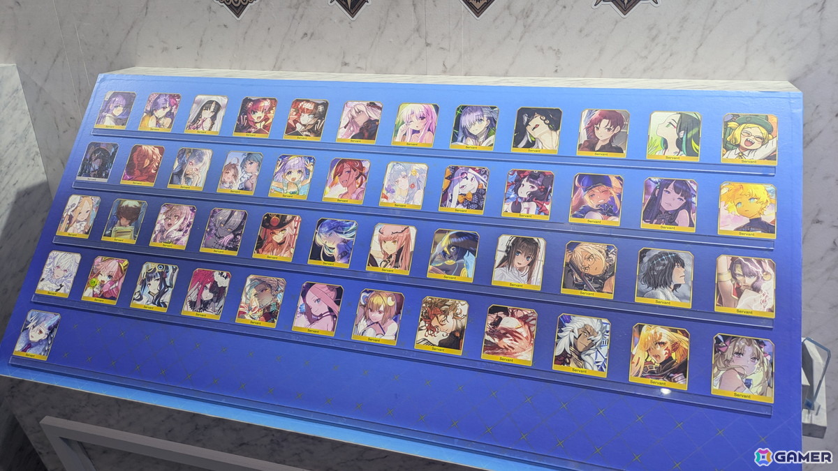 「FGO」第2部 終章までの旅路を展示と共に振り返ろう！サーヴァントデータベースではグランドサーヴァント専用のクリアフレームも【AnimeJapan 2026】の画像