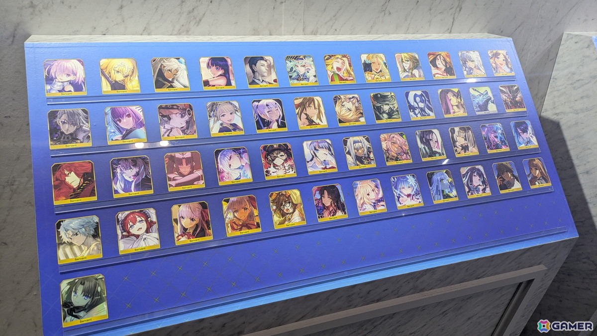 「FGO」第2部 終章までの旅路を展示と共に振り返ろう！サーヴァントデータベースではグランドサーヴァント専用のクリアフレームも【AnimeJapan 2026】の画像