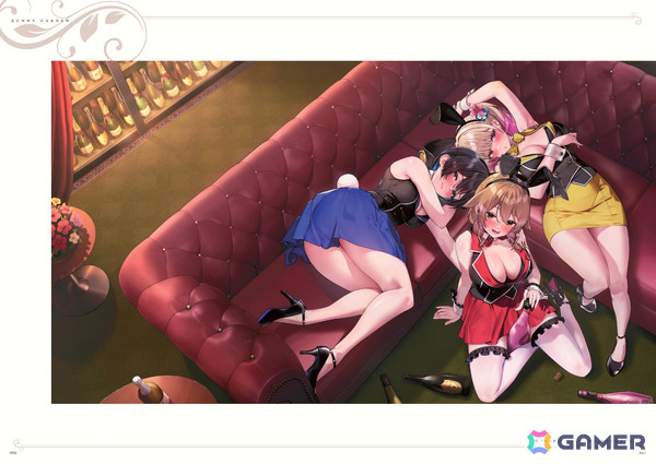 「バニーガーデン＆へべれけ ばにーがーでん」公式イラスト集が発売！初公開となる初期設定イラストや“PTA感激コレクション”などのお役立ちデータを掲載の画像2