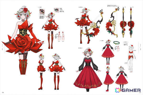 「takt op. 運命は真紅き旋律の街を」公式アートワークスが発売！LAMさんが描くムジカートたちを多彩なビジュアルで収録、未公開の特別衣装もの画像5