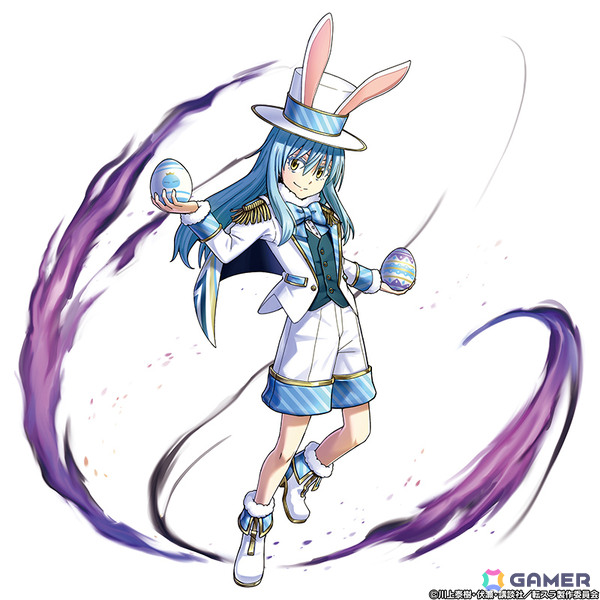 「グラサマ」リムルとミリムがイースターverで登場！「転スラ」とのコラボイベント第5弾が4月1日より開催の画像3