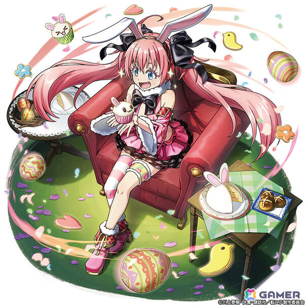 「グラサマ」リムルとミリムがイースターverで登場！「転スラ」とのコラボイベント第5弾が4月1日より開催の画像6