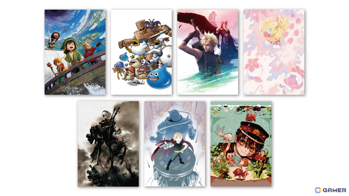 SQUARE ENIX POP UP STOREが4月17日より池袋PARCOで開催!「ドラゴンクエスト」「FF」「キングダム ハーツ」「鋼の錬金術師」などのグッズが多数登場の画像