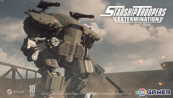 「Starship Troopers: Extermination」に二足歩行兵器・M11E Babarが登場！アップデート1.10が配信の画像1
