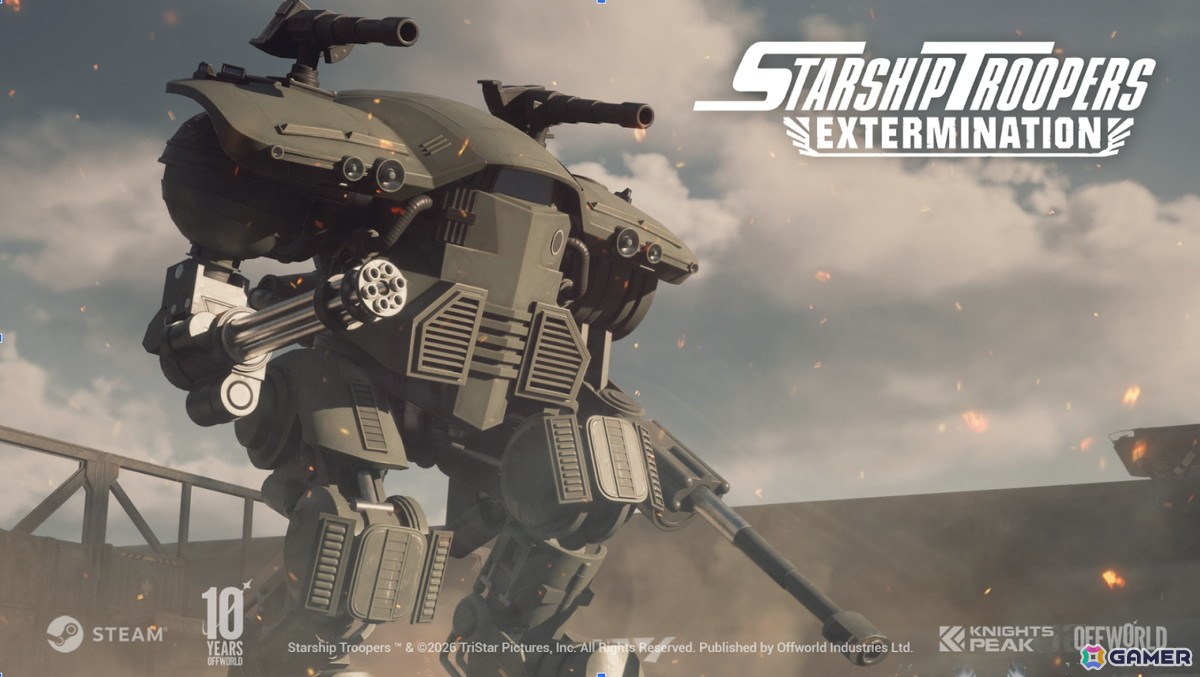 「Starship Troopers: Extermination」に二足歩行兵器・M11E Babarが登場！アップデート1.10が配信の画像1