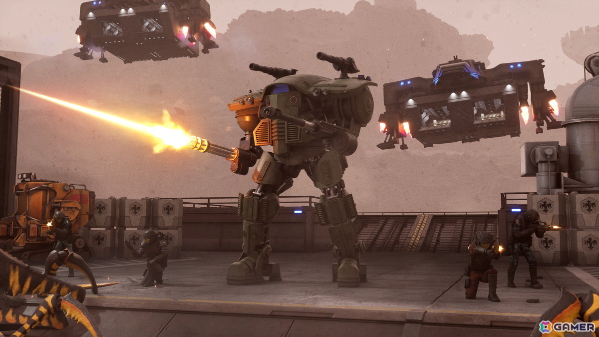 「Starship Troopers: Extermination」に二足歩行兵器・M11E Babarが登場！アップデート1.10が配信の画像4