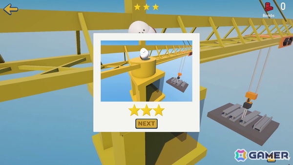 物理シミュレーションゲーム「Wobble Wobble」が4月10日にSteamで配信!構造物を崩さずに爆弾だけを取り除く緊張感あるゲームプレイが特徴の画像