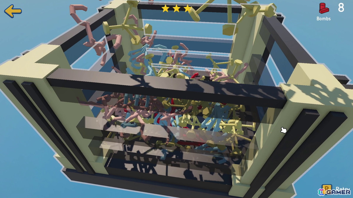 物理シミュレーションゲーム「Wobble Wobble」が4月10日にSteamで配信！構造物を崩さずに爆弾だけを取り除く緊張感あるゲームプレイが特徴の画像12