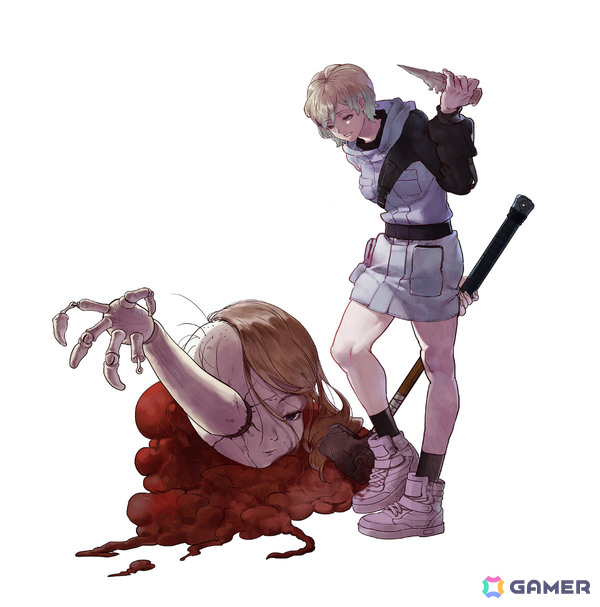 「食魂徒: Blue Pieta」2人の主人公となるヴァンパイアハンター・レイラ（CV：青山吉能）、見習い死神・チェ・ウリ（CV：長谷川育美）を紹介！の画像1