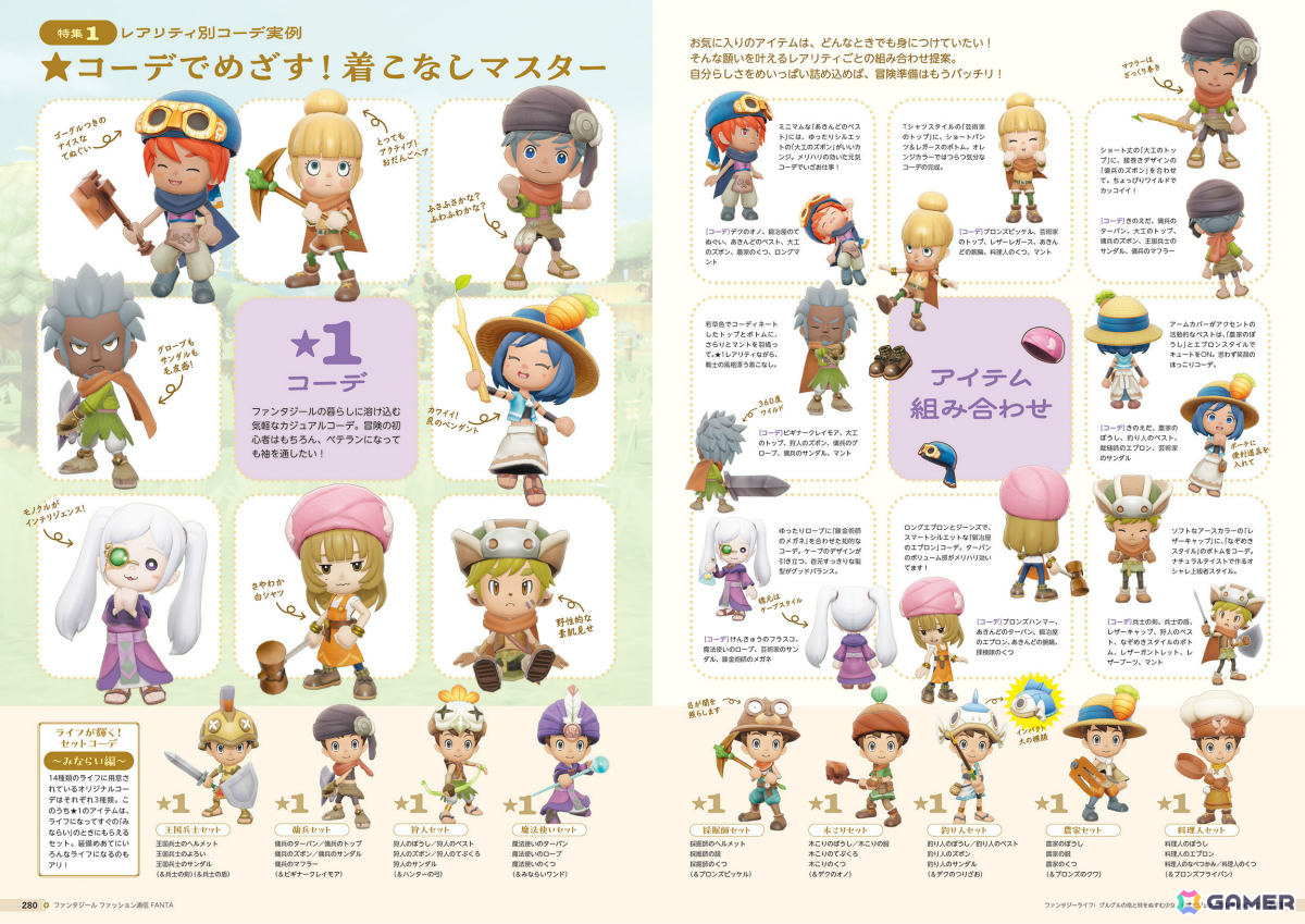 「ファンタジーライフi」公式アートブックが発売！イラストはもちろん未公開の設定画や会話台詞集も収録の画像4