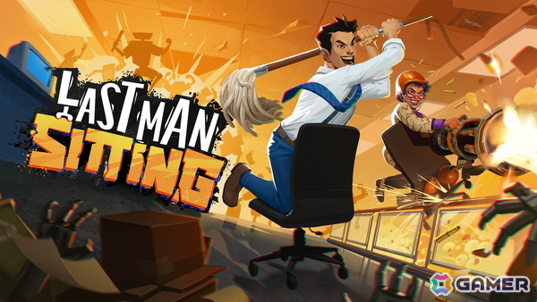 オフィスチェアで爆走する爽快アクション「Last Man Sitting」がSteamで配信！なぜオフィスチェアなのかは気にしてはいけないの画像1