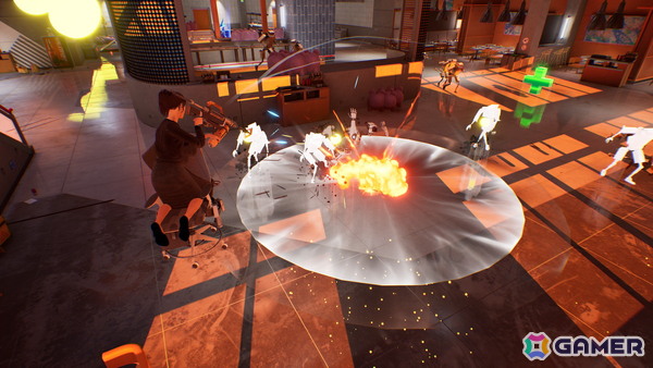 オフィスチェアで爆走する爽快アクション「Last Man Sitting」がSteamで配信！なぜオフィスチェアなのかは気にしてはいけないの画像3