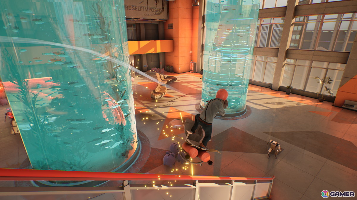 オフィスチェアで爆走する爽快アクション「Last Man Sitting」がSteamで配信!なぜオフィスチェアなのかは気にしてはいけないの画像