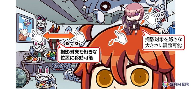 「FGO」でサーヴァント関連の一部表示にリヨ氏のイラストが混入する“ゆかいな不具合”が発生中！マイルームのスナップ撮影機能も使用可能にの画像