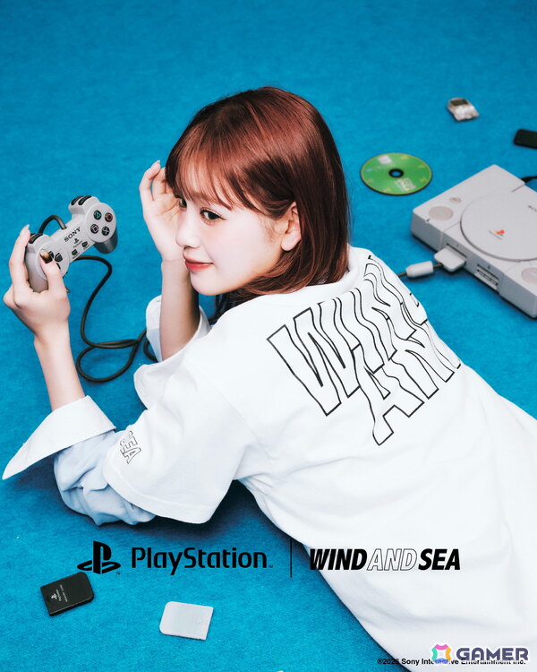 WIND AND SEAとプレイステーションのコラボコレクション第2弾が発表!初代PSを意識したデザインのアイテムを展開の画像