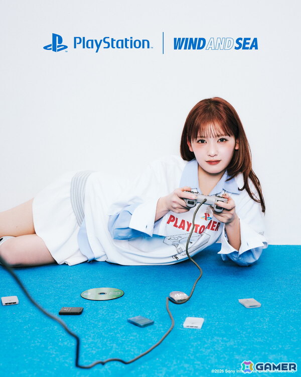 WIND AND SEAとプレイステーションのコラボコレクション第2弾が発表!初代PSを意識したデザインのアイテムを展開の画像