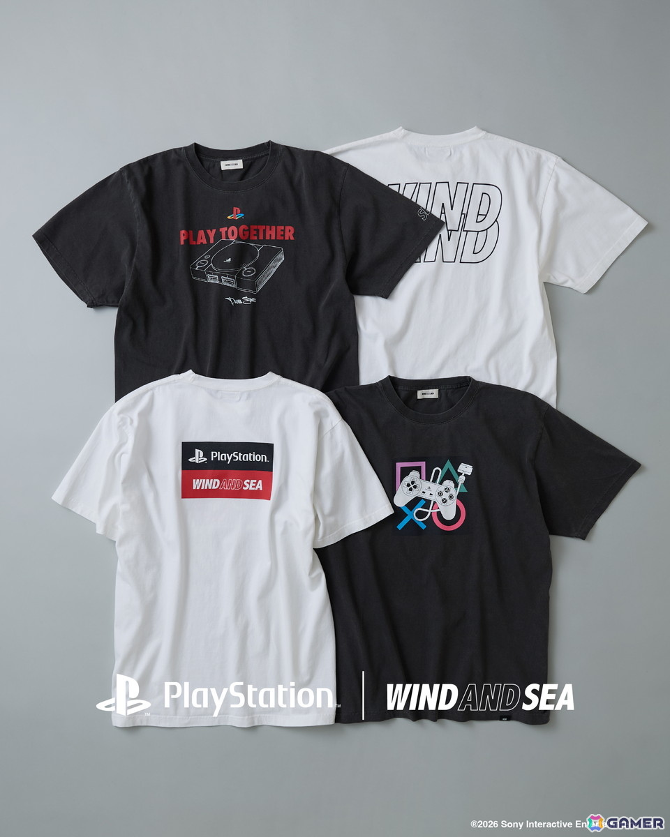 WIND AND SEAとプレイステーションのコラボコレクション第2弾が発表！初代PSを意識したデザインのアイテムを展開の画像16