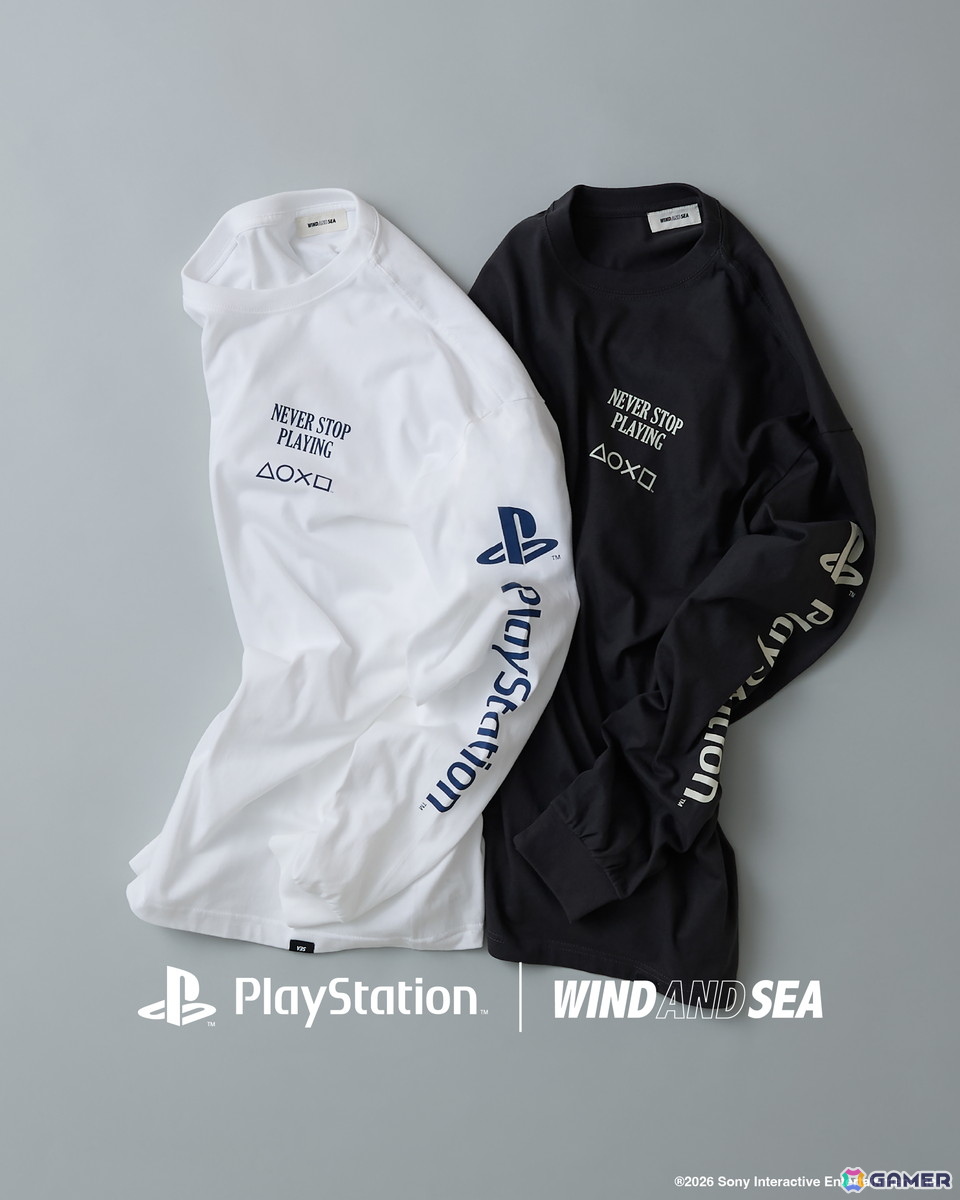 WIND AND SEAとプレイステーションのコラボコレクション第2弾が発表！初代PSを意識したデザインのアイテムを展開の画像17