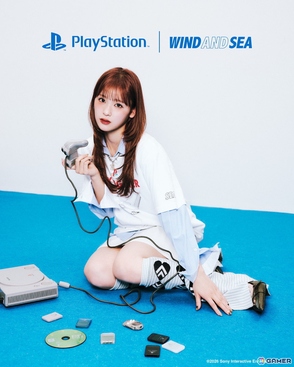 WIND AND SEAとプレイステーションのコラボコレクション第2弾が発表!初代PSを意識したデザインのアイテムを展開の画像