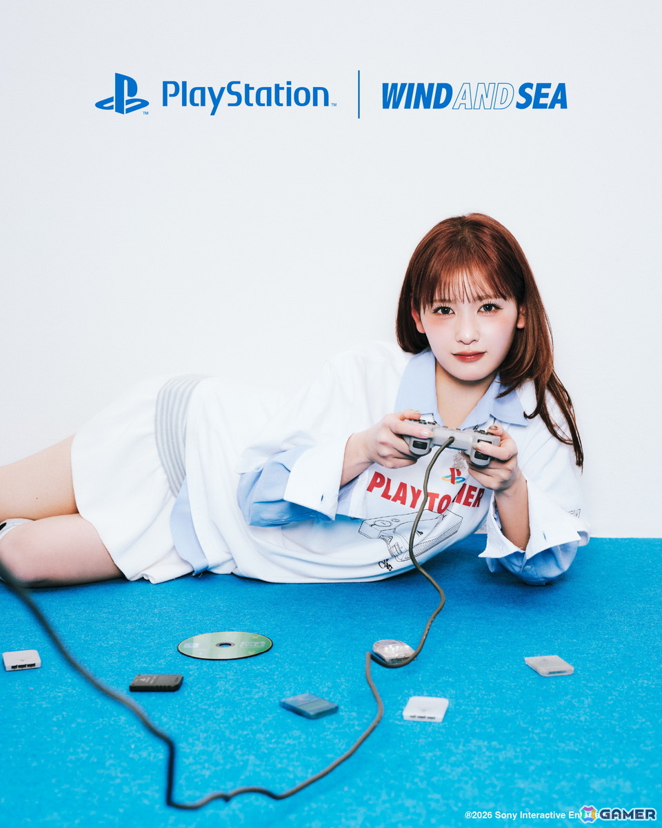 WIND AND SEAとプレイステーションのコラボコレクション第2弾が発表！初代PSを意識したデザインのアイテムを展開の画像4