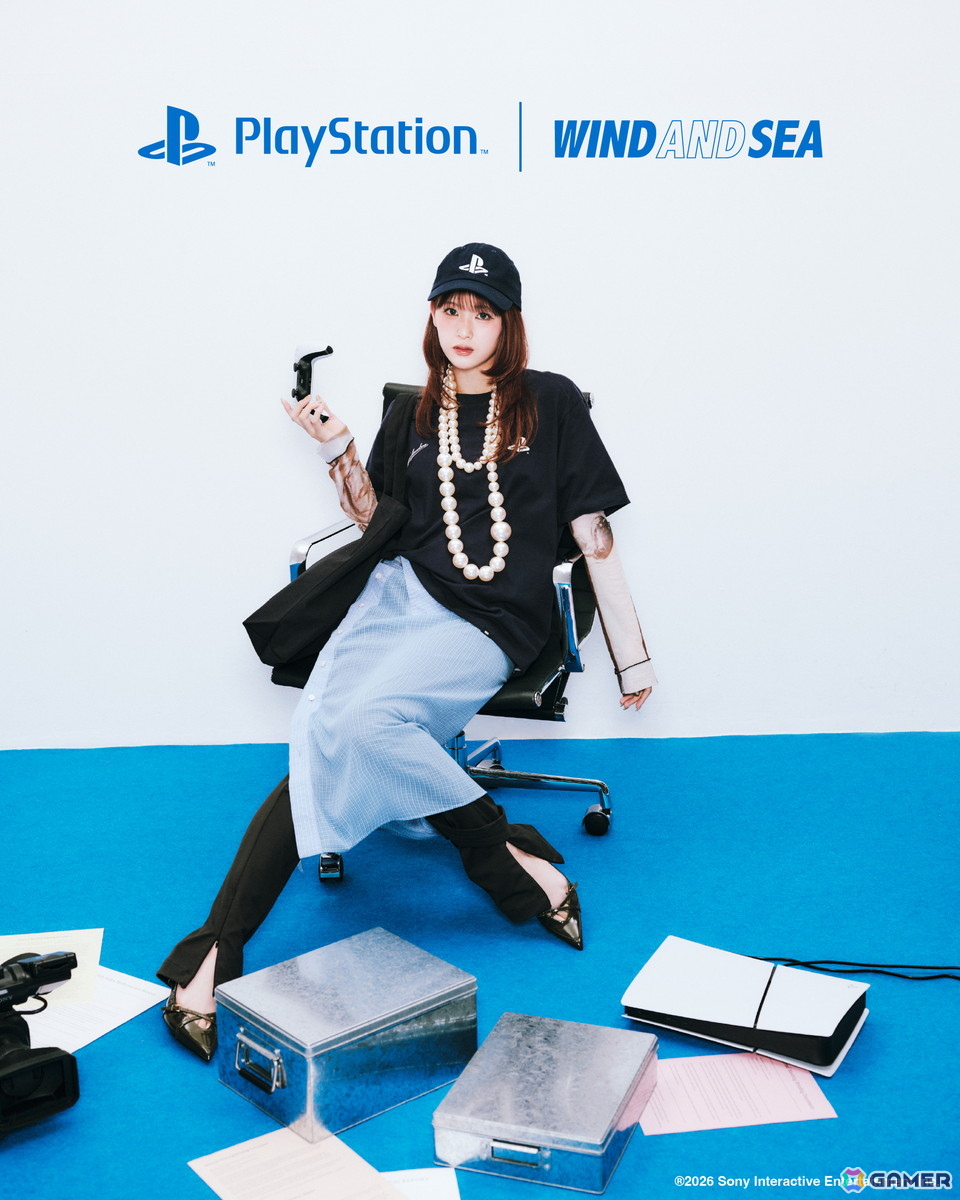 WIND AND SEAとプレイステーションのコラボコレクション第2弾が発表！初代PSを意識したデザインのアイテムを展開の画像6