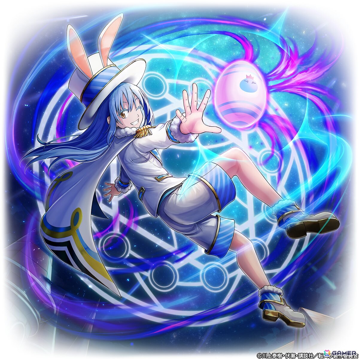 「グラサマ」×「転スラ」コラボ第5弾にリムルとミリムがイースターverで登場！コラボオリジナルストーリーもの画像2