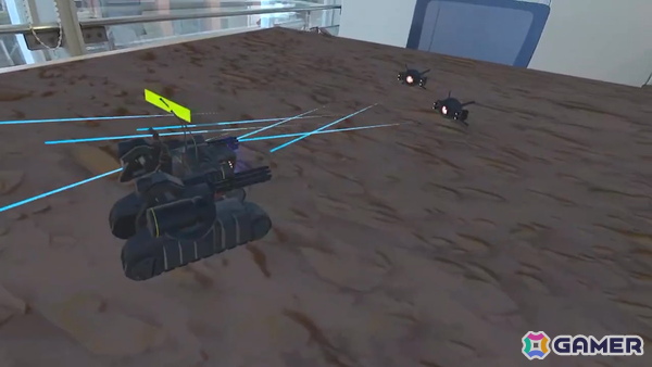 テレビ朝日とCharacterBankによるハンドトラッキングの新感覚MRゲーム「TABLE TOP TANK」無料版がMetaストアにて全世界配信！の画像