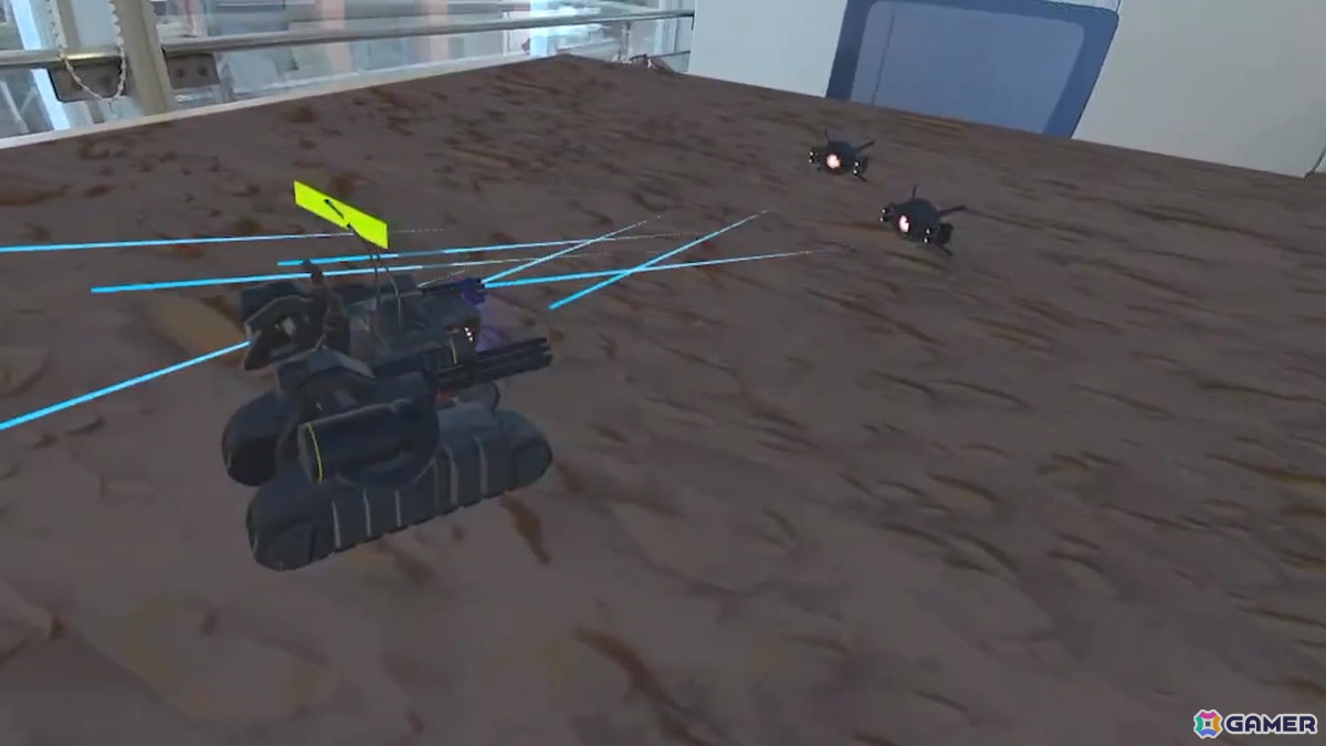 テレビ朝日とCharacterBankによるハンドトラッキングの新感覚MRゲーム「TABLE TOP TANK」無料版がMetaストアにて全世界配信！の画像3