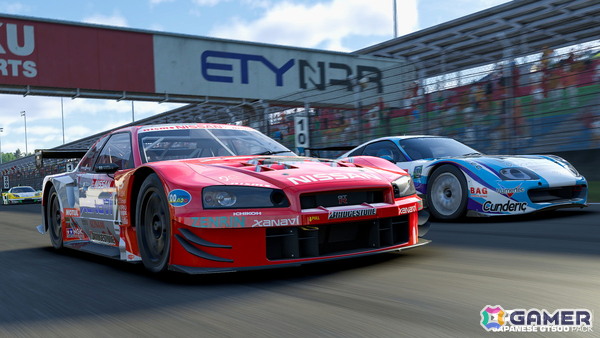 Project Motor Racing Takimiya Circuitを走行するGT500マシン