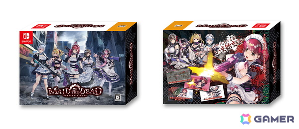 お紳士様向けシューティング「メイド・オブ・ザ・デッド」Switchパッケージ版が7月30日に発売！設定資料集やB2タペストリーなど同梱の限定版もの画像6
