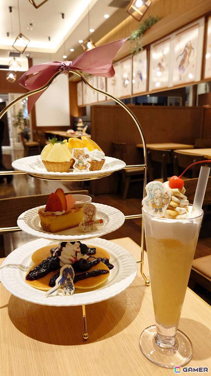 【トゥインクルウィッシュ】のスイーツの塔は壮観…！「プリコネR」×「プリコネフェス 2026」Collaboration Cafeの先行試食会をレポートの画像