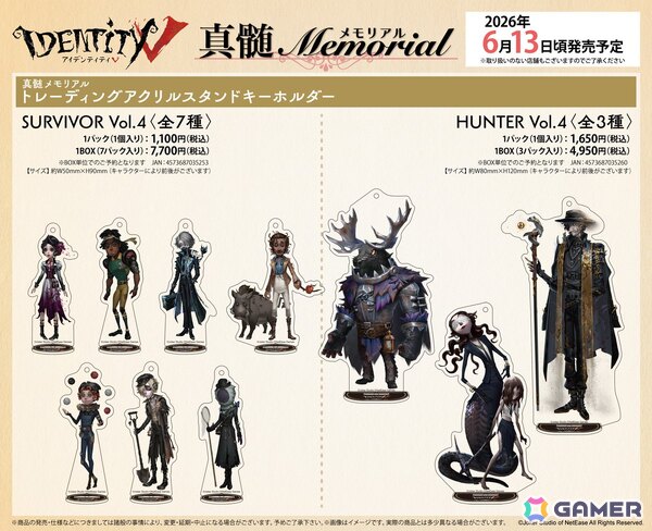 「Identity V 第五人格」8周年を記念したアニメイトフェアが開催！童話をテーマにした新グッズを発売の画像12