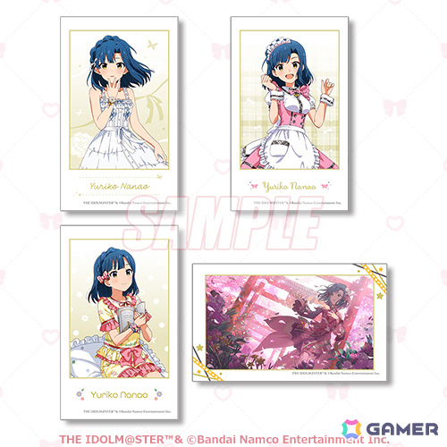 「ミリマス」のオンラインくじが4月9日よりくじ引き堂で販売開始！ガーリーな衣装に身を包んだ未来たちの描き下ろしグッズがラインナップの画像