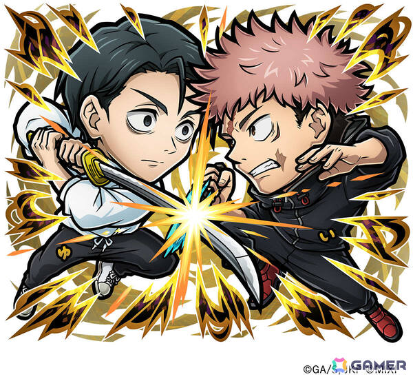 「コトダマン」×TVアニメ「呪術廻戦」死滅回游 前編のコラボが4月6日より開催！虎杖悠仁vs乙骨憂太が“ミラクルコトダマン”として登場の画像2