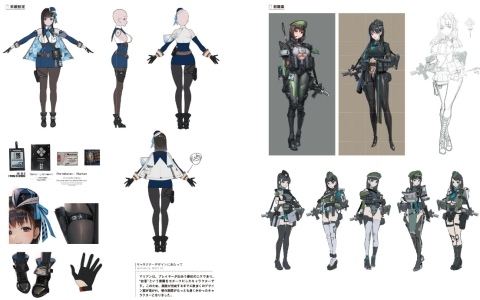 「勝利の女神：NIKKE」公式設定資料集が発売！ニケたちのイラストや初期案、奥深い世界設定などを424ページのボリュームで収録の画像