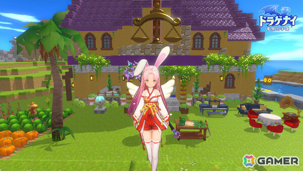 「ドラゲナイ：竜騎士学園」の配信日が4月23日に決定！街づくりや野菜の栽培などが可能なホーム機能を紹介の画像3