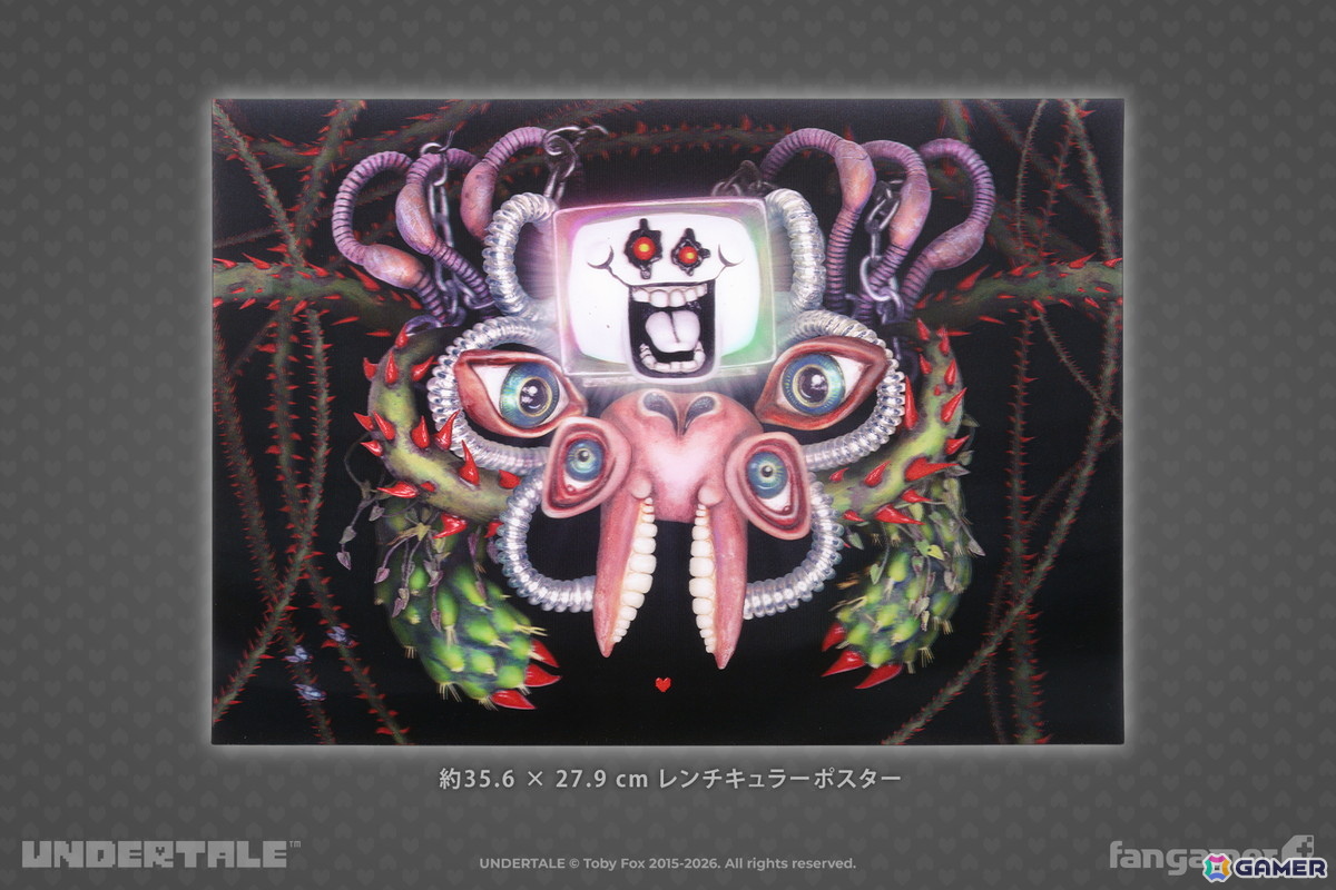 「DELTARUNE」「UNDERTALE」とFangamerのオフィシャルコラボグッズが販売中！トランプやオーナメント、ポスターなど計5アイテムが登場の画像