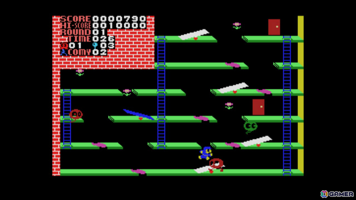 シーソーを駆使してワルガキ団をこらしめるアクションゲーム「EGGコンソール シーソー MSX」がSwitchで配信！の画像6