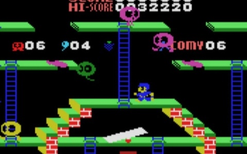 シーソーを駆使してワルガキ団をこらしめるアクションゲーム「EGGコンソール シーソー MSX」がSwitchで配信！