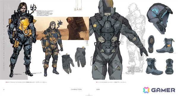 「DEATH STRANDING 2: ON THE BEACH」公式アートブックが発売！登場人物やエネミー、フィールド、装備品、メカニックなどのアートを240ページに収録の画像2