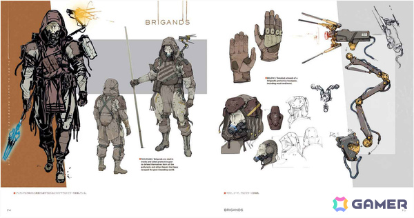 「DEATH STRANDING 2: ON THE BEACH」公式アートブックが発売！登場人物やエネミー、フィールド、装備品、メカニックなどのアートを240ページに収録の画像3