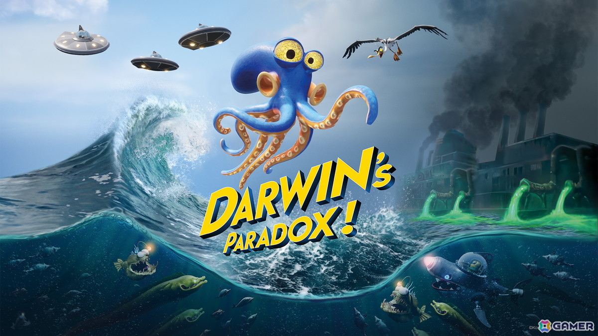 青いタコ・ダーウィンによる人類の運命を左右する大冒険！「Darwin's Paradox!」がPS5/Xbox Series X|S/Switch2/PCで配信開始の画像