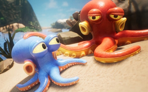 青いタコ・ダーウィンによる人類の運命を左右する大冒険！「Darwin's Paradox!」がPS5/Xbox Series X|S/Switch2/PCで配信開始