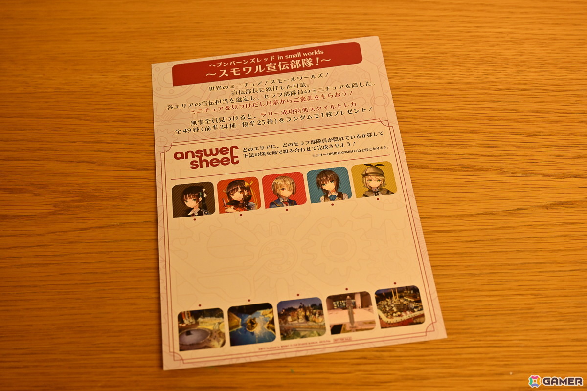 「ヘブンバーンズレッド」×「SMALL WORLDS Miniature Museum」コラボレーションのフォトレポートをお届け！の画像8
