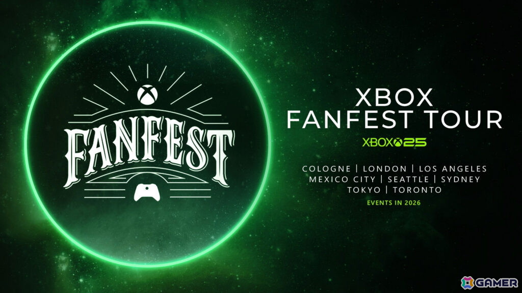 Xbox25周年を記念する「Xbox FanFest」のワールドツアーの詳細が公開!東京での開催も決定の画像
