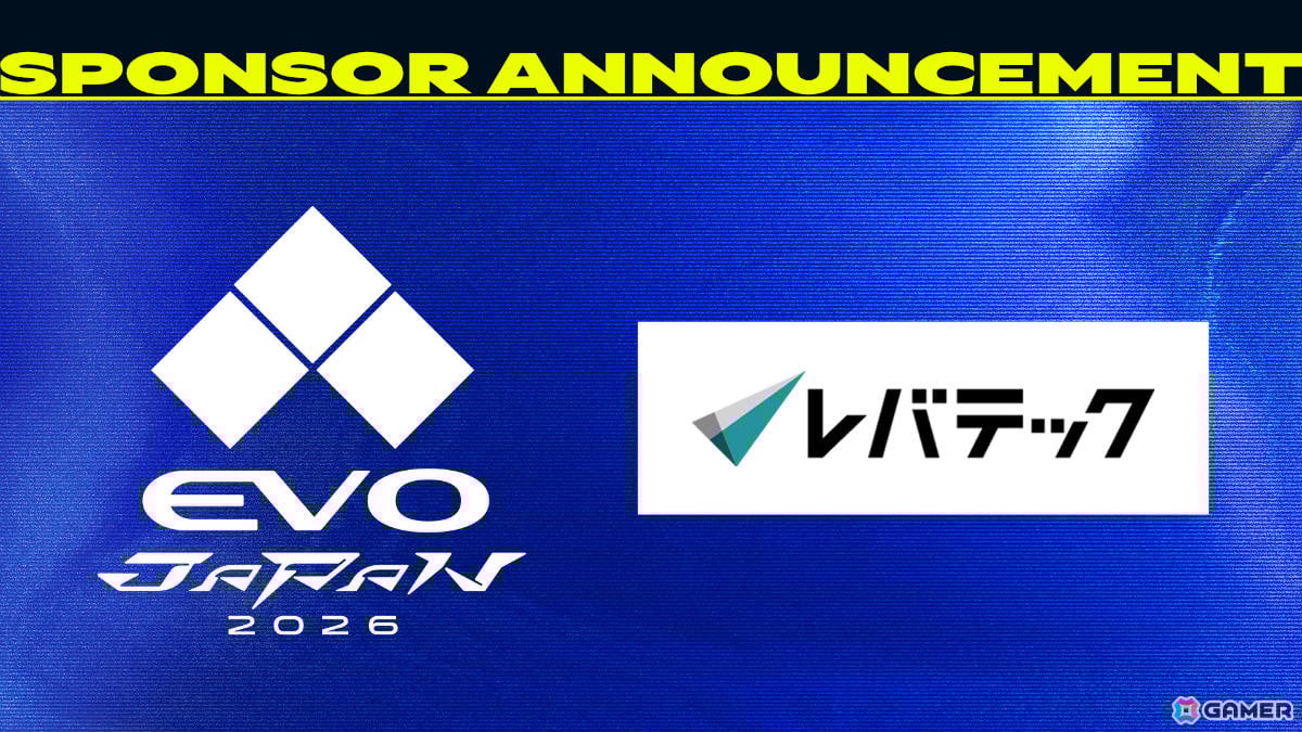 EVO Japan 2026 presented by レバテックのロゴとキービジュアル
