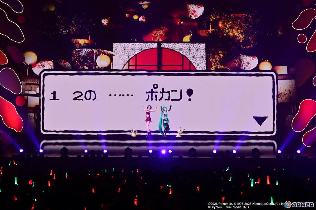 5万人以上を動員したポケモン×初音ミクの初ライブ「ポケモン feat. 初音ミク VOLTAGE Live!」のアフターレポートが到着!千秋楽配信は4月5日までの画像