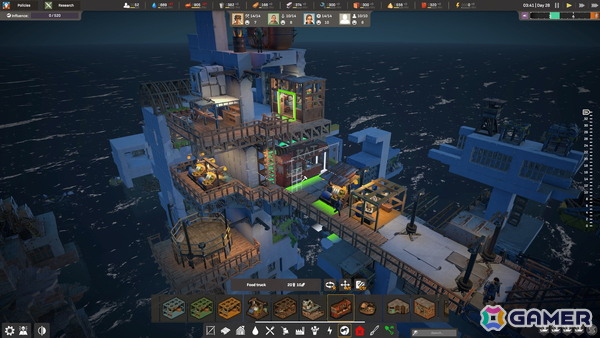 積み上げるだけでは崩れてしまう海上都市建設シム「崩壊都市」がSteamで配信！ふたつの意味でバランス感覚が重要なゲーム性が魅力の画像9